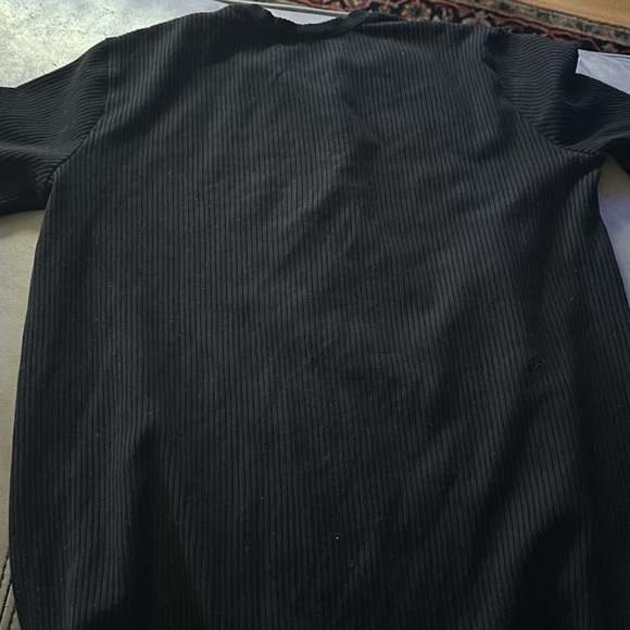 NWOT Reformation Wednesday Black Ribbed Knit Dress🖤🖤🖤 - Picture 13 of 13